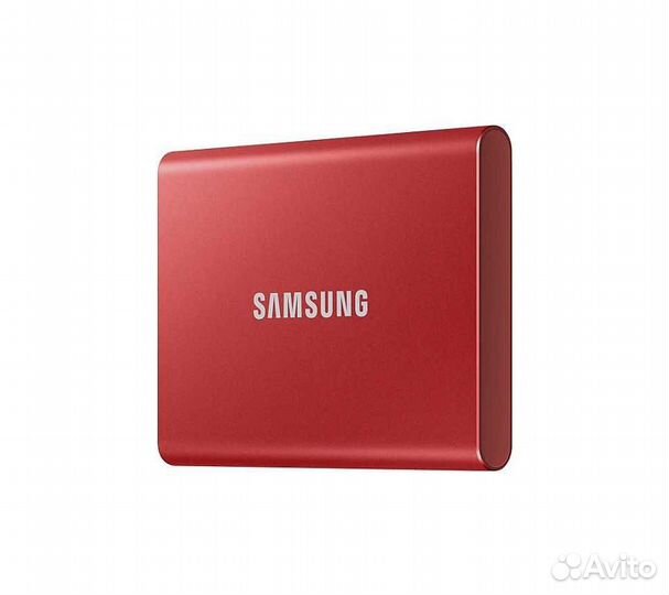Внешний SSD Samsung T7 500Gb, красный (MU-PC500R/W