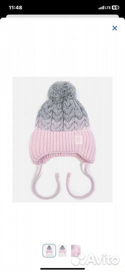 Шапка для девочки зима