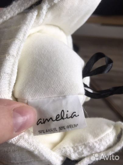 Шапка на новорожденного утепленная