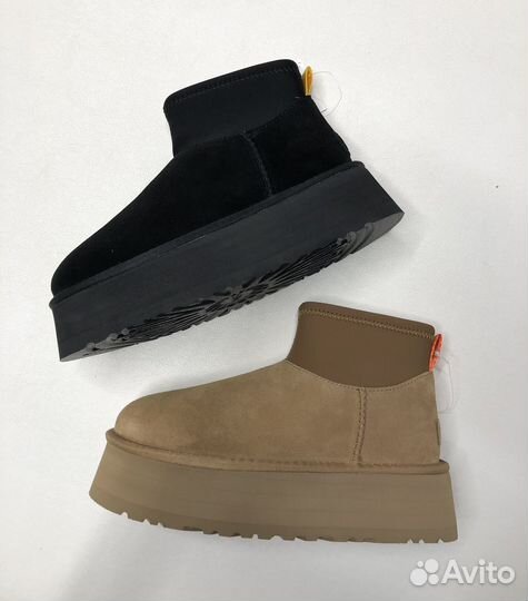 Высокие UGG на толстой подошве