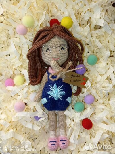 Кукла амигуруми