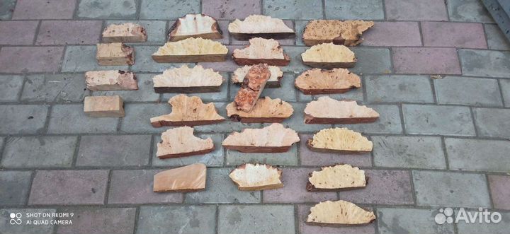 Бруски из сувеля березы