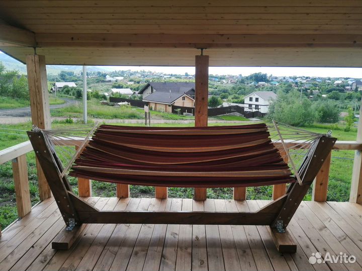 Гамак 2х местный. Макс нагрузка до 200кг. Новый