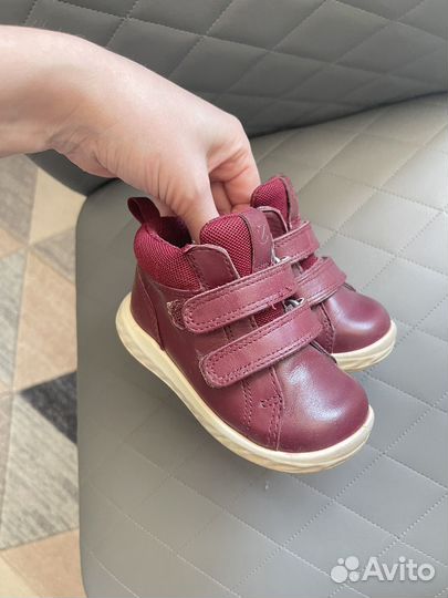 Ботинки демисезонные ecco для девочки 21