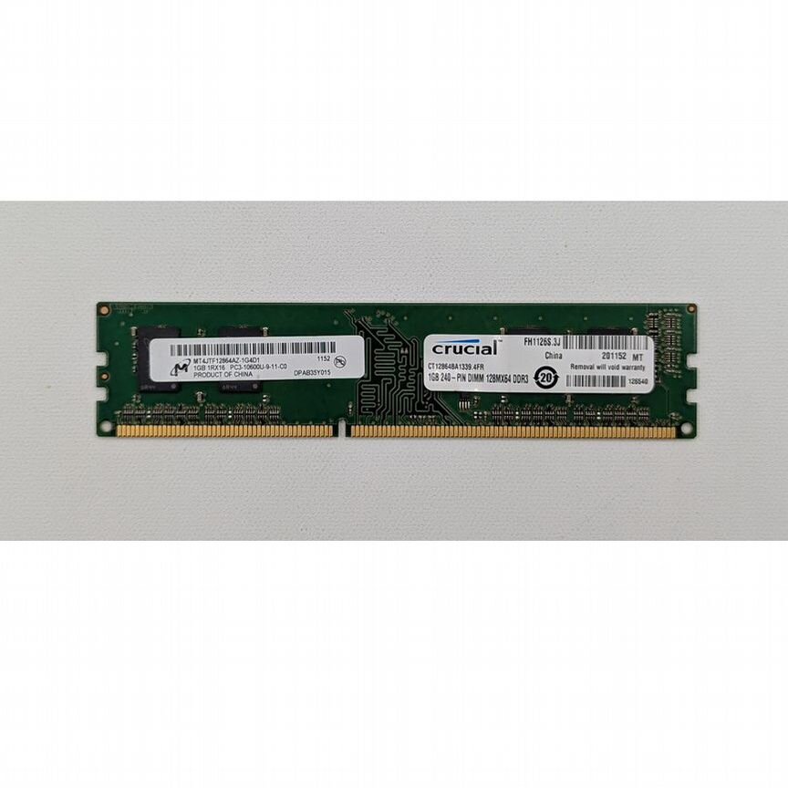 [MT4JTF12864AZ-1G4] Модуль Памяти Mt4jtf12864az-1g4, Micron, DDR3, 1gb