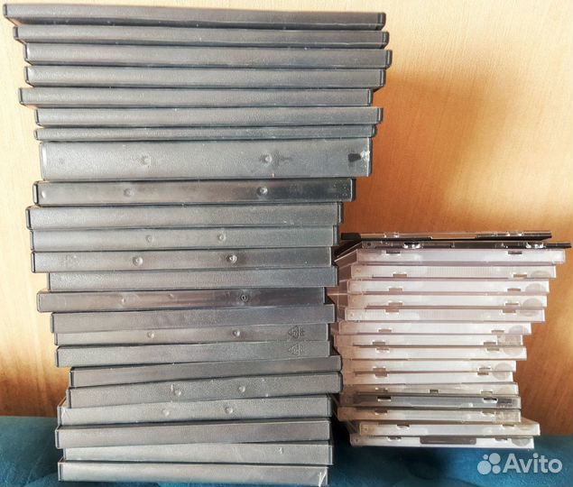 Боксы для дисков (одинарные и двойные) 40 шт