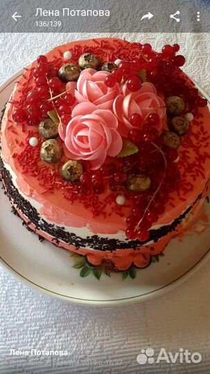 Домашние орты на заказ, капкейки,штучные десерты