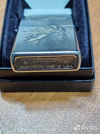Zippo Indian ручная гравировка
