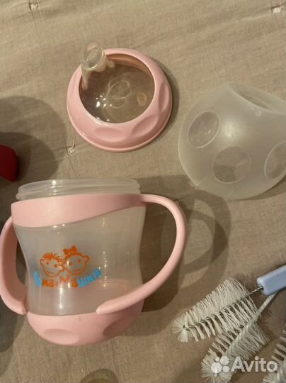 Поильник непроливайка, ниблер, ложки для прикорма