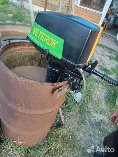 Лодка муссон с мотором ветерок8м