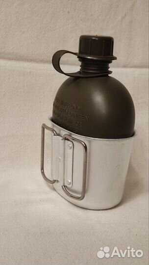Фляга походная пластиковая 