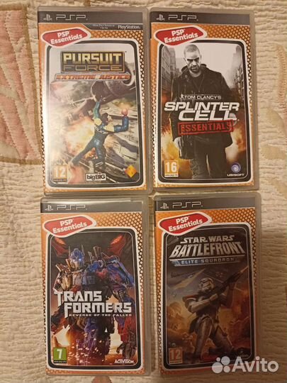 Игры с буклетами на приставку PSP PS3 PS4