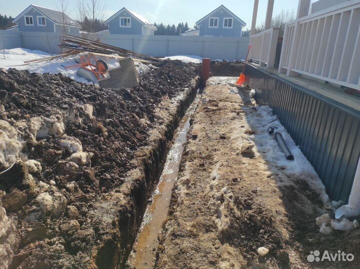 Дренаж участка под ключ, ливневая канализация