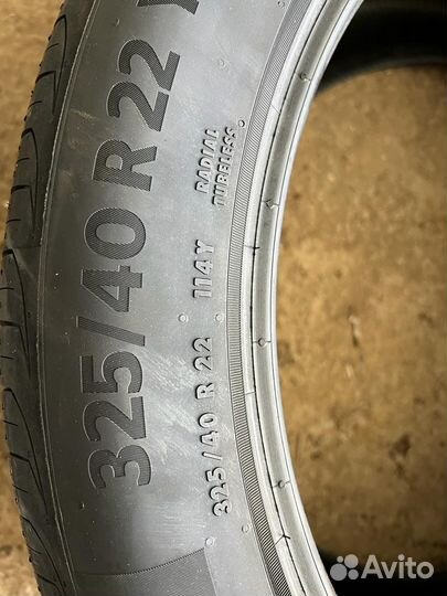 Continental ContiPremiumContact 6 325/40 R22 и 285/45 R22 114Y