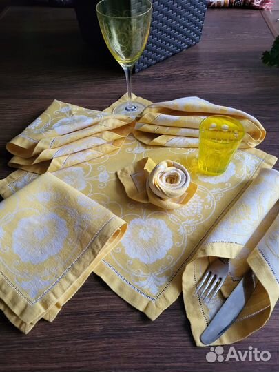 Сервировочные салфетки 6шт (хлопок)