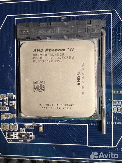 Материнская плата с процессором и озу