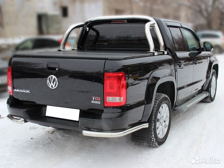 Дуга кузова нержавейка 76мм. Фольцваген Амарок