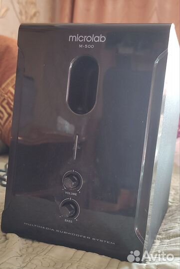 Сабвуфер и колонки microlab m500