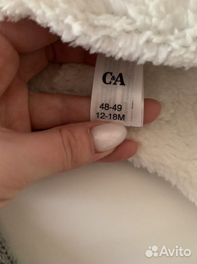 Комплект шапка/шарф и варежки зима C&A