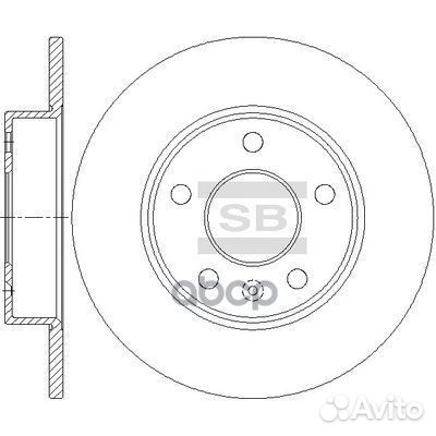 Диск тормозной SD5113 SD5113 Sangsin brake