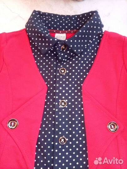 Рубашка пиджак трикотаж 2в1