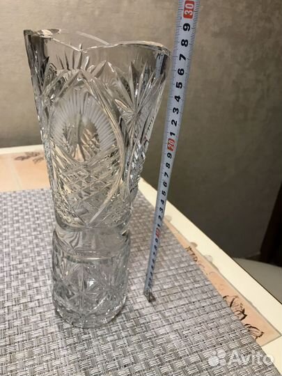 Ваза хрустальная большая СССР