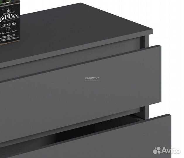 Комод серый