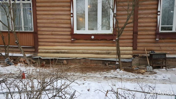 Замена бруса