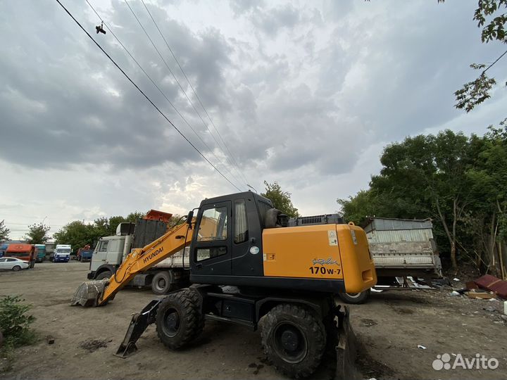 Услуги экскаватора колесного