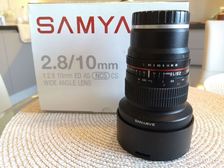 Объектив Samyang 2.8/10mm для sony e
