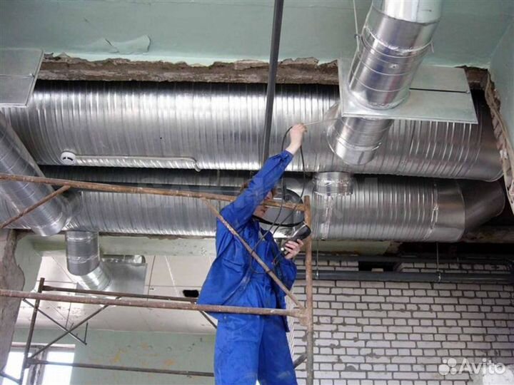 Монтаж вентиляции быстрый