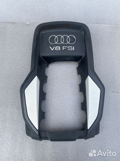 Накладка на двигатель Audi A8 D4 V8 FSI