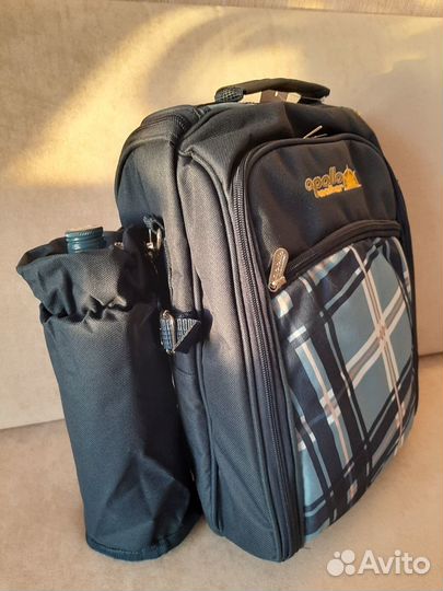 Термо сумка для пикника с набором посуды