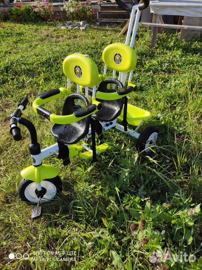 Детский велосипед для двойни