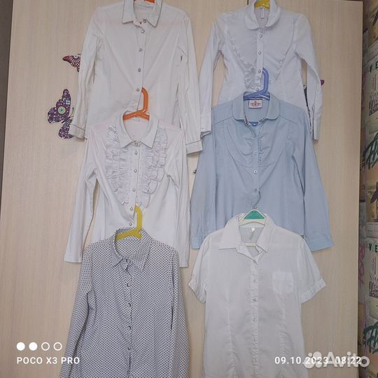 Блузка школьная 140