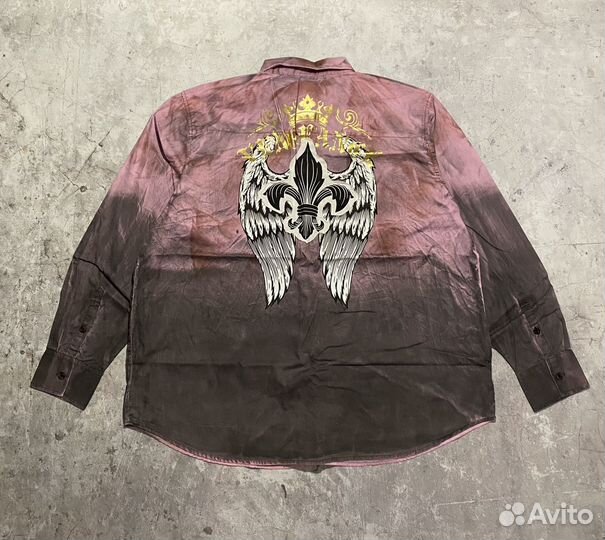 Рубашка raw blue оригинал affliction