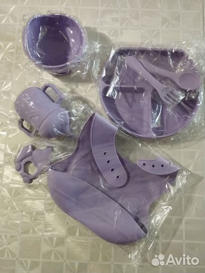 Детская силиконовая посуда