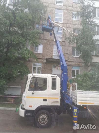 Аренда и услуги манипулятора, стрела 2.9 т, 10 м, борт 6 т, 6.2 м