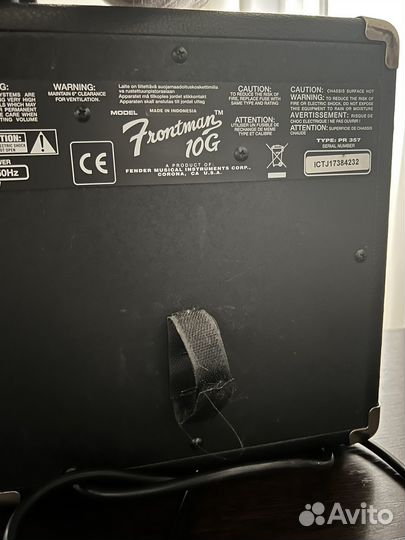 Комбоусилитель fender frontman 10g