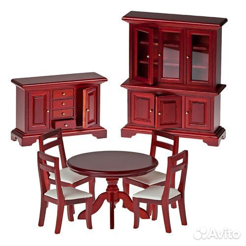 Набор мебели для кукольного дома 1:12
