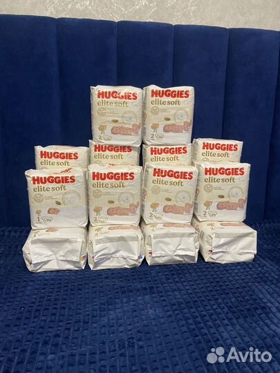Подгузники huggies elite soft 2