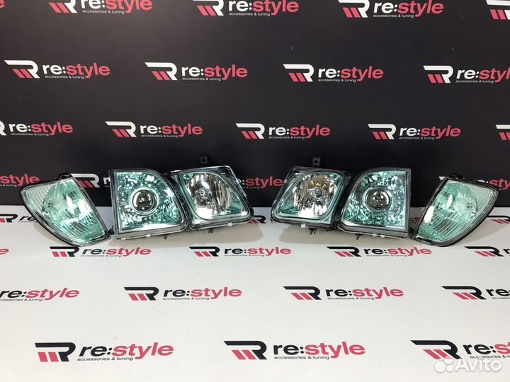 Фары Lexus LX470 Ксенон Зеленые