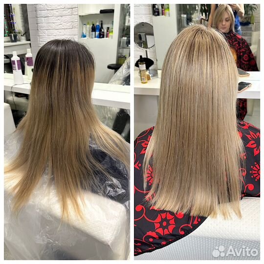 Парикмахер на дому покраска мелирование