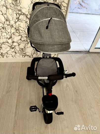 Детский велосипед с родительской ручкой