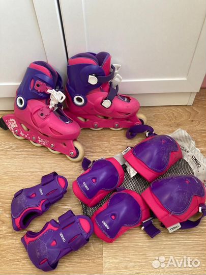 Детские ролики с защитой