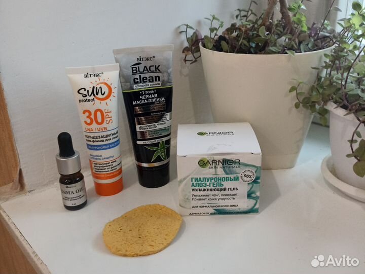 Крем для лица, маска, вайда для бровей и ресниц