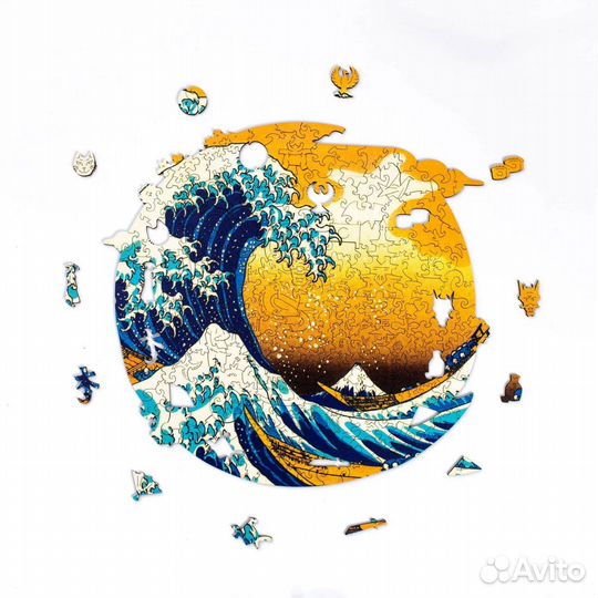 Деревянный пазл 