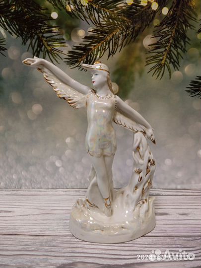 Статуэтка фарфор балерина аист