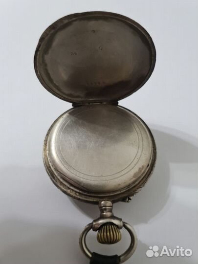 Старинные карманные часы серебро