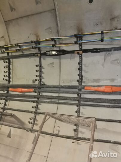 Монтаж кабельной муфты